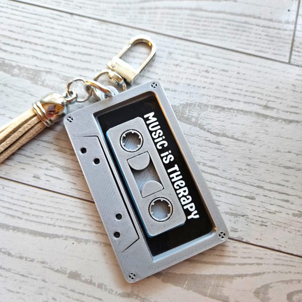 il_fullxfull.7680658412_1ok2 Custom Cassette Tape Keychain – Nfc Mixtape Gift For Boyfriend, Anniversary Or Birthday – Keychains – Handmade By Shessocrafty Goods