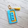 Retro 80S 90S Cassette Keychain – Nfc Smart Mixtape – Nostalgic Music Lover Gift – Keychains – Handmade By Shessocrafty Goods