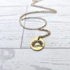 Stay Golden Sunburst Necklace, 18K Gold Pvd Stainless Steel, Waterproof – Bookish – Handmade By Shessocrafty Goods