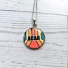 Activist Stainless Steel Pendant Necklace, Political Statement Jewelry, Protest Leftist Gift – Jewelry – Handmade By Shessocrafty Goods