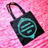 Jane Austen Tote Bag - Obstinate Headstrong Girl Canvas Book Bag – Bookish – Handmade By Shessocrafty Goods