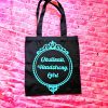 Jane Austen Tote Bag - Obstinate Headstrong Girl Canvas Book Bag – Bookish – Handmade By Shessocrafty Goods