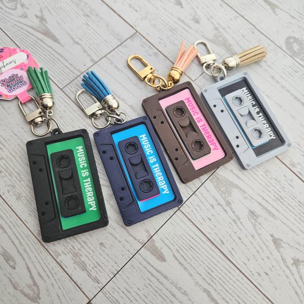 il_fullxfull.7731889705_fx88 Custom Cassette Tape Keychain – Nfc Mixtape Gift For Boyfriend, Anniversary Or Birthday – Keychains – Handmade By Shessocrafty Goods