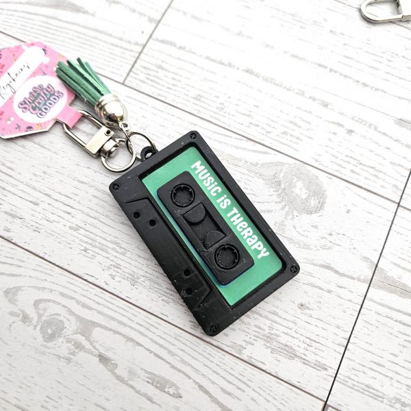 il_fullxfull.7731891257_z41i Custom Cassette Tape Keychain – Nfc Mixtape Gift For Boyfriend, Anniversary Or Birthday – Keychains – Handmade By Shessocrafty Goods