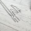 Activist Bar Necklace | Feminist, Anti-Patriarchy, Anti-Oligarchy | Stainless Steel – Jewelry – Handmade By Shessocrafty Goods