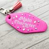 il_fullxfull.7835048938_4780-2 Main Character Motel Keychain | Retro Hotel Tag, Rhinestone Tassel Charm – Keychains – Handmade By Shessocrafty Goods