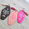 Retro Motel Keychain | Do It For the Plot | Rhinestones, Tassel Accent – Keychains – Handmade by ShesSoCrafty Goods