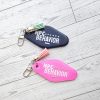 Npc Behavior Resin Motel Keychain, Funny Meme Bag Charm, Sarcastic Gift For Her – Keychains – Handmade By Shessocrafty Goods