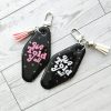 We Told Yall Resin Motel Keychain Funny Political Bag Charm Feminist Gift for Her – Keychains – Handmade by ShesSoCrafty Goods