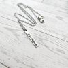 Activist Bar Necklace | Feminist, Anti-Patriarchy, Anti-Oligarchy | Stainless Steel – Jewelry – Handmade By Shessocrafty Goods