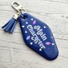 il_fullxfull.7882997233_1cue-2 Main Character Motel Keychain | Retro Hotel Tag, Rhinestone Tassel Charm – Keychains – Handmade By Shessocrafty Goods