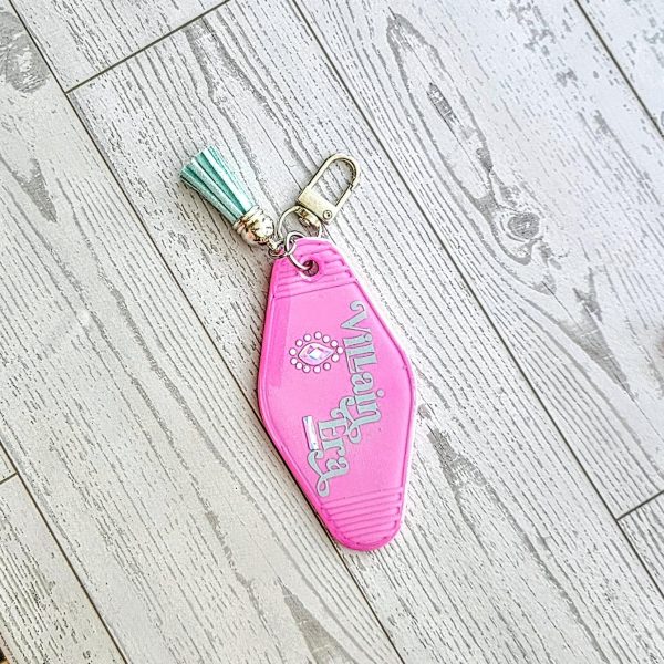 il_fullxfull.7911977035_77u6 Villain Era Motel Keychain Rhinestone Evil Eye Tassel Resin Key Tag β Keychains β Handmade By Shessocrafty Goods