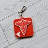 il_fullxfull.7912343623_88bp Nfc Emergency Tag | 3D Printed Medical Id Keychain For Kids And Adults β Keychains β Handmade By Shessocrafty Goods