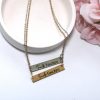 il_fullxfull.7629628413_eo4d Fuck Fascism Laser Engraved Activist Bar Necklace β Stainless Steel Or Gold Plated β Jewelry β Handmade By Shessocrafty Goods