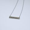 il_fullxfull.7629628585_6wvs Fuck Fascism Laser Engraved Activist Bar Necklace β Stainless Steel Or Gold Plated β Jewelry β Handmade By Shessocrafty Goods