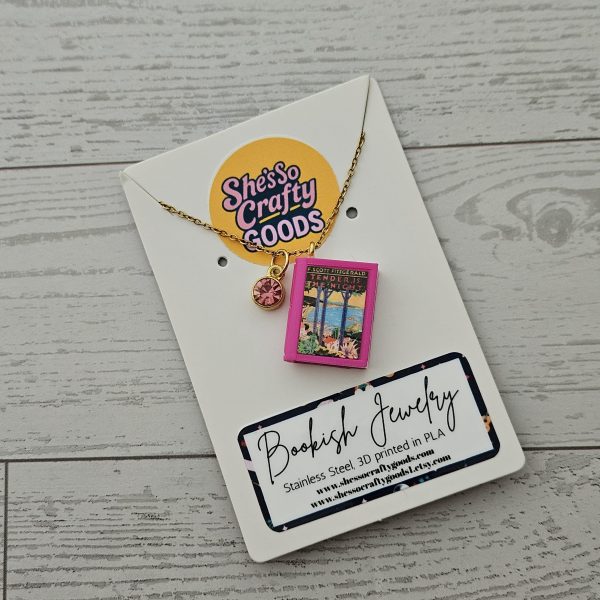 il_fullxfull.7991616614_cfxm Custom Miniature Book Necklace, Personalized Book Lover Gift, Bookish Jewelry – Bookish – Handmade By Shessocrafty Goods
