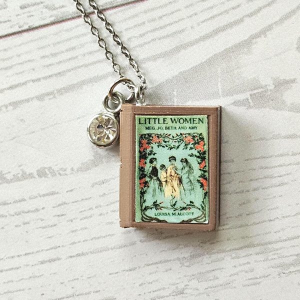 il_fullxfull.8039389443_1gby Custom Miniature Book Necklace, Personalized Book Lover Gift, Bookish Jewelry – Bookish – Handmade By Shessocrafty Goods