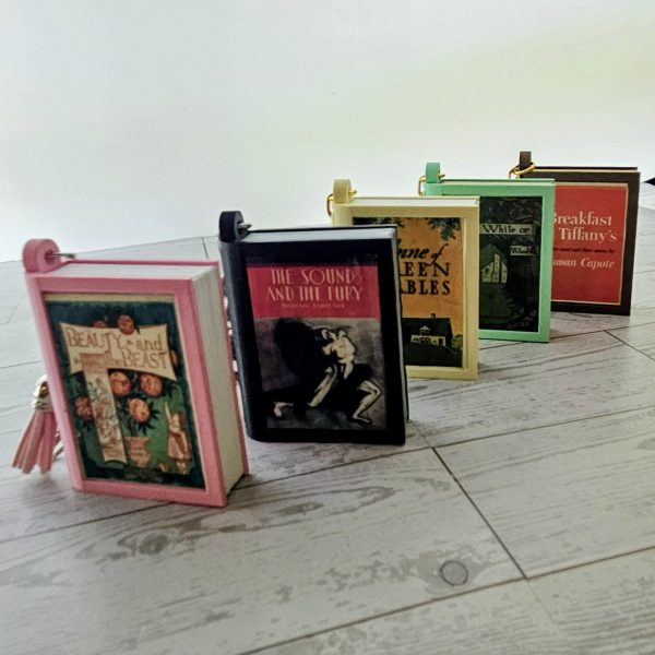 Custom Book Bag Charm 3D Printed Personalized Literary Keychain Tassel Gift 3 Custom Book Bag Charm 3D Printed Personalized Literary Keychain Tassel Gift – Bookish – Handmade By Shessocrafty Goods