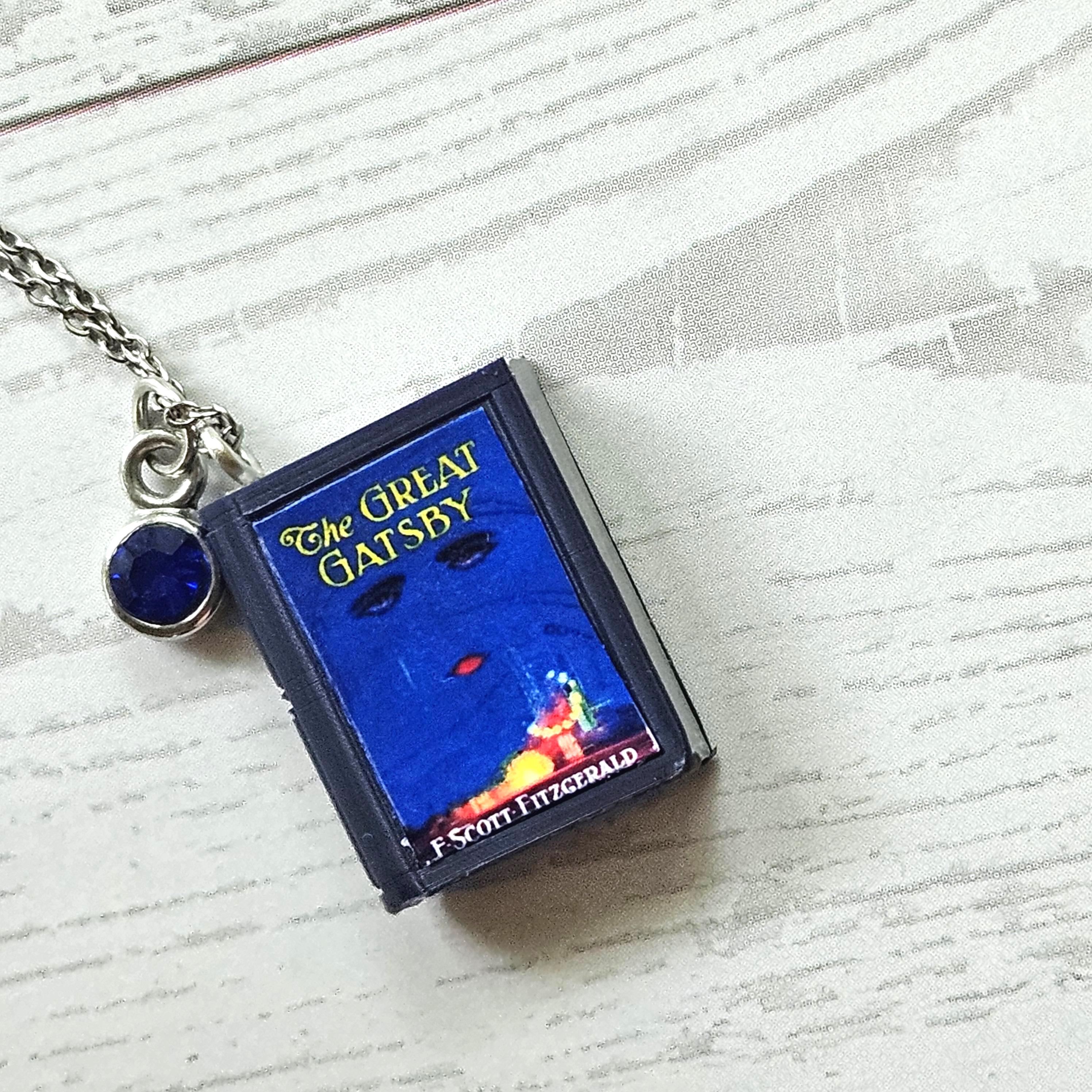 Custom Miniature Book Necklace, Personalized Book Lover Gift, Bookish Jewelry – Bookish – Handmade By Shessocrafty Goods