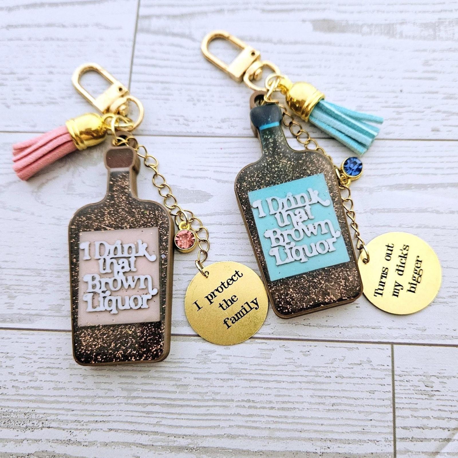 Personalized Brown Liquor Bag Charm β Funny 3D Printed Whiskey Keychain Personalized Brown Liquor Bag Charm β Funny 3D Printed Whiskey Keychain β Keychains β Handmade by ShesSoCrafty Goods