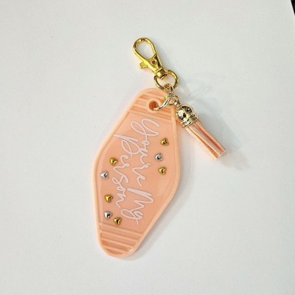 Grey's Anatomy Motel Keychain Bag Charm – Keychains – Handmade by ShesSoCrafty Goods