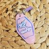 Spicy Margarita Motel Keychain Bag Charm, Retro Pink Holographic – Uncategorized – Handmade by ShesSoCrafty Goods