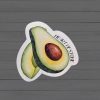 il_fullxfull.7581656614_d4l8 Holographic Avocado Sticker - Heart of Stone Sticker - Los Campesinos Inspired – Stickers – Handmade by ShesSoCrafty Goods