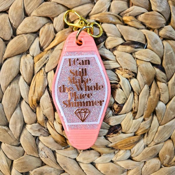 il_fullxfull.7581656794_9iew Bejeweled Motel Keychain Bag Charm, Retro Pink Glitter Keychain – Uncategorized – Handmade by ShesSoCrafty Goods