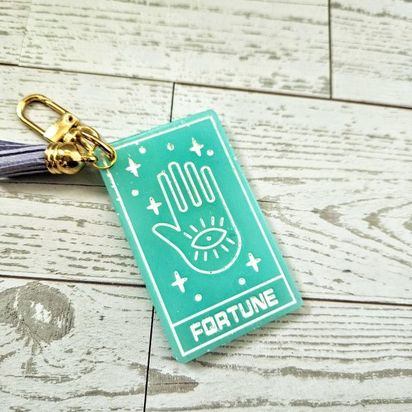 il_fullxfull.7581673758_83z8 Major Arcana Tarot Card Keychains – 6 Bright & Magical Varieties – Keychains – Handmade by ShesSoCrafty Goods