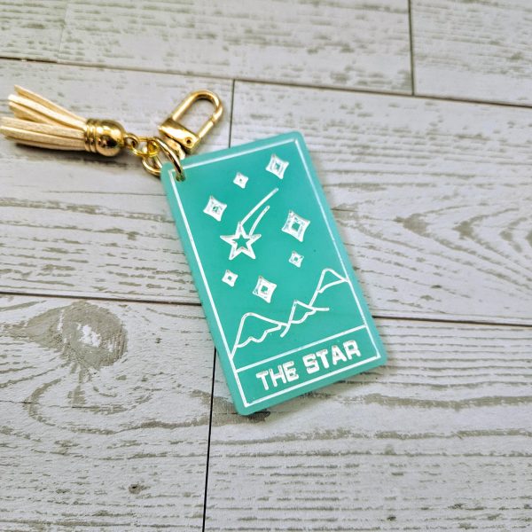 il_fullxfull.7581674006_5a3b Major Arcana Tarot Card Keychains – 6 Bright & Magical Varieties – Keychains – Handmade by ShesSoCrafty Goods