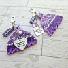 il_fullxfull.7606331578_7cvb This night is sparkling Eras Dress Glow in the Dark Bag Charm β Keychains β Handmade by ShesSoCrafty Goods