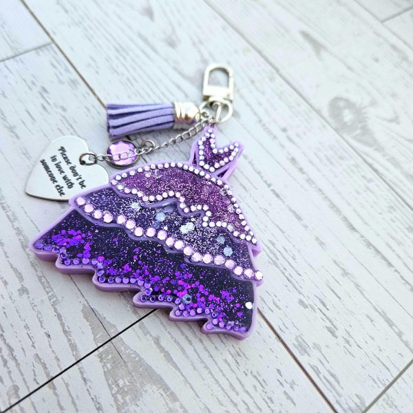 il_fullxfull.7606333160_n4v7 This night is sparkling Eras Dress Glow in the Dark Bag Charm β Keychains β Handmade by ShesSoCrafty Goods