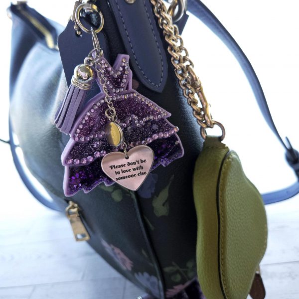 il_fullxfull.7606340304_6633 This night is sparkling Eras Dress Glow in the Dark Bag Charm β Keychains β Handmade by ShesSoCrafty Goods