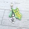 il_fullxfull.7606449626_o87v Custom Showgirl Eras Bodysuit Keychain – Personalized Glitter Resin Bag Charm with Engraved Quote – Keychains – Handmade by ShesSoCrafty Goods