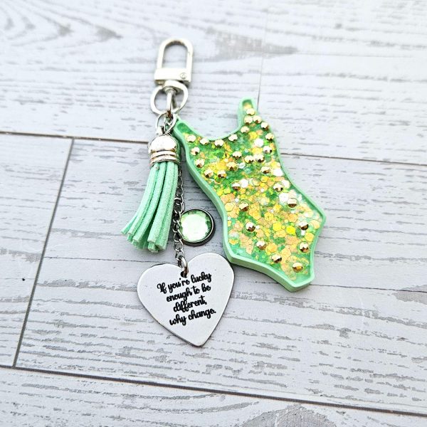 il_fullxfull.7606449626_o87v Custom Showgirl Eras Bodysuit Keychain – Personalized Glitter Resin Bag Charm with Engraved Quote – Keychains – Handmade by ShesSoCrafty Goods