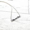 il_fullxfull.7629583235_6ubt Votes Over Vibes Necklace β’ Satin Stainless Steel Civic Statement Pendant β Jewelry β Handmade by ShesSoCrafty Goods