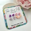 il_fullxfull.7629594249_n7y8 Polymer Clay Pill Earrings, Mental Health Awareness Studs, Quirky Stud Set – Earrings – Handmade by ShesSoCrafty Goods