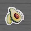 il_fullxfull.7629604289_arhb Holographic Avocado Sticker - Heart of Stone Sticker - Los Campesinos Inspired – Stickers – Handmade by ShesSoCrafty Goods