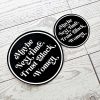 Trust Black Women Vinyl Sticker Feminist Activist Social Justice – Say It Louder – Handmade by ShesSoCrafty Goods