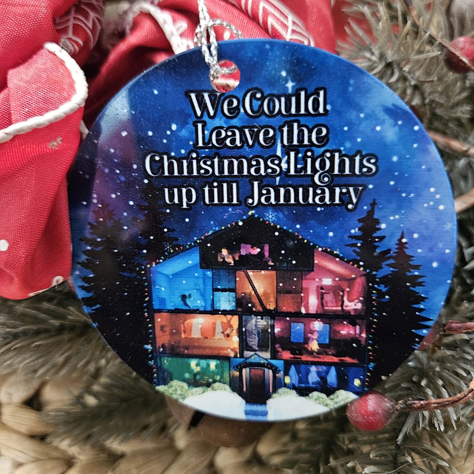 Lover House Christmas Ornament Lover House Christmas Ornament – Home Decor – Handmade by ShesSoCrafty Goods