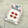 il_fullxfull.7629614079_cjaq Tiny Lip Stud Earrings, Matte Glitter Polymer Clay, Hypoallergenic Minimalist Feminist Jewelry – Jewelry – Handmade by ShesSoCrafty Goods