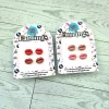 il_fullxfull.7629614479_1cz7 Tiny Lip Stud Earrings, Matte Glitter Polymer Clay, Hypoallergenic Minimalist Feminist Jewelry – Jewelry – Handmade by ShesSoCrafty Goods