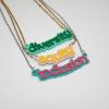 DEI Necklace Trio - Diversity - Equity - Inclusion - Choose one or Full set – Jewelry – Handmade by ShesSoCrafty Goods