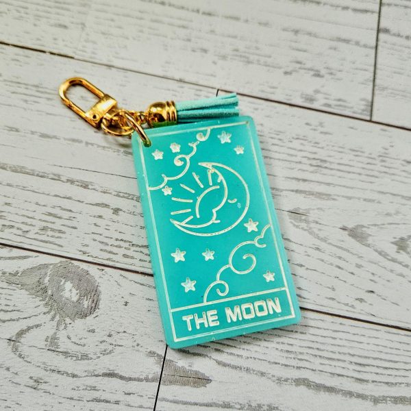 il_fullxfull.7629622205_ptnp Major Arcana Tarot Card Keychains – 6 Bright & Magical Varieties – Keychains – Handmade by ShesSoCrafty Goods