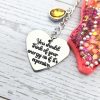 il_fullxfull.7629630035_s5ts Orange Showgirl Era Keychain – Rhinestone Resin Bag Charm with Engraved Quote – Keychains – Handmade by ShesSoCrafty Goods