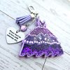 il_fullxfull.7654282381_65j0 This night is sparkling Eras Dress Glow in the Dark Bag Charm β Keychains β Handmade by ShesSoCrafty Goods
