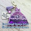 il_fullxfull.7654287317_g8cd This night is sparkling Eras Dress Glow in the Dark Bag Charm β Keychains β Handmade by ShesSoCrafty Goods