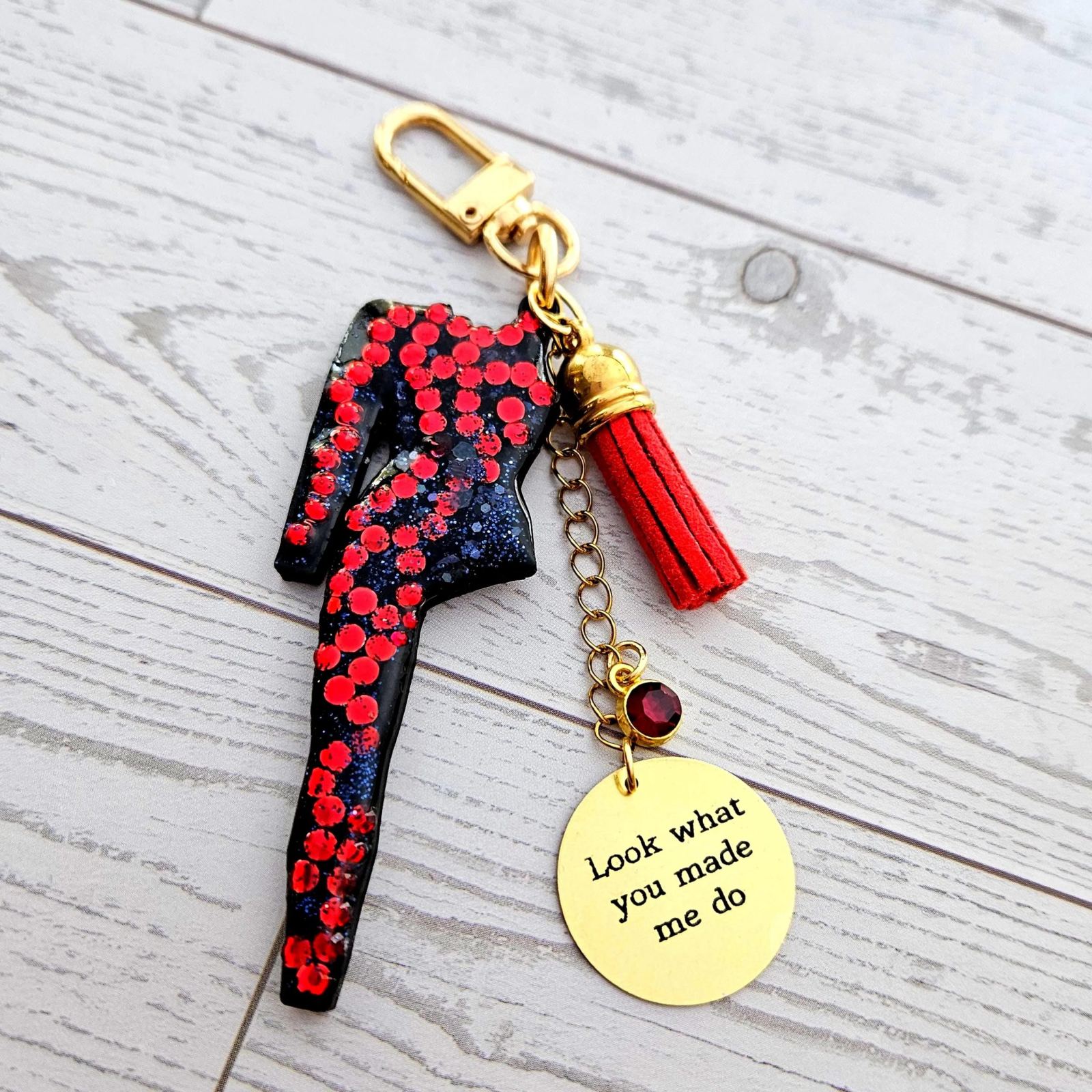 Eras Rhinestone Snake Bodysuit Charm, Custom Engraved Gold Tag Tassel, Concert Bag Charm Eras Rhinestone Snake Bodysuit Charm, Custom Engraved Gold Tag Tassel, Concert Bag Charm โ Keychains โ Handmade by ShesSoCrafty Goods