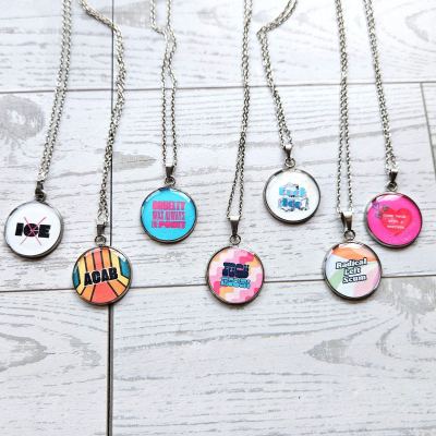 Activist Stainless Steel Pendant Necklace, Political Statement Jewelry, Protest Leftist Pendant – Jewelry – Handmade by ShesSoCrafty Goods