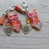 il_fullxfull.7853682808_ds3z Orange Showgirl Era Keychain – Rhinestone Resin Bag Charm with Engraved Quote – Keychains – Handmade by ShesSoCrafty Goods